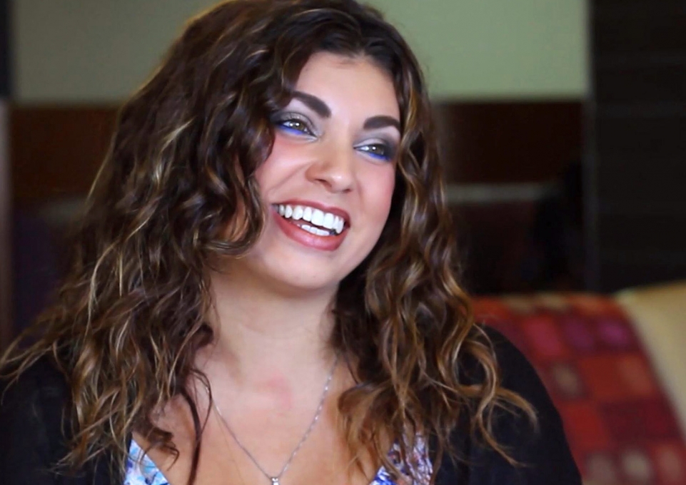 Samantha Katus laughing
